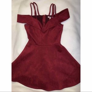 RED VELVET DRESS
